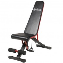 Скамья силовая, регулируемая Voitto H-500, black/red